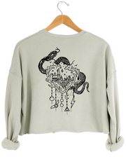 Hogwarts Slytherin Crop Sweatshirt