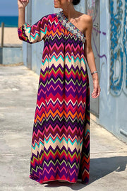 Ethnic Multicolor Resort Dress