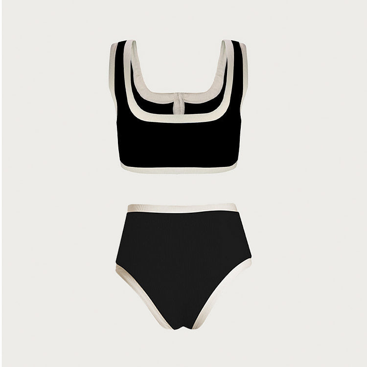 Maillot de bain bikini Grace à blocs de couleurs 