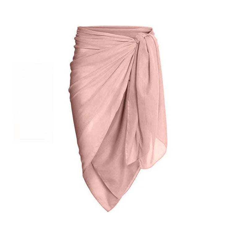 Maillot de bain une pièce réversible avec nœud papillon et jupe/sarong Swimgirls 