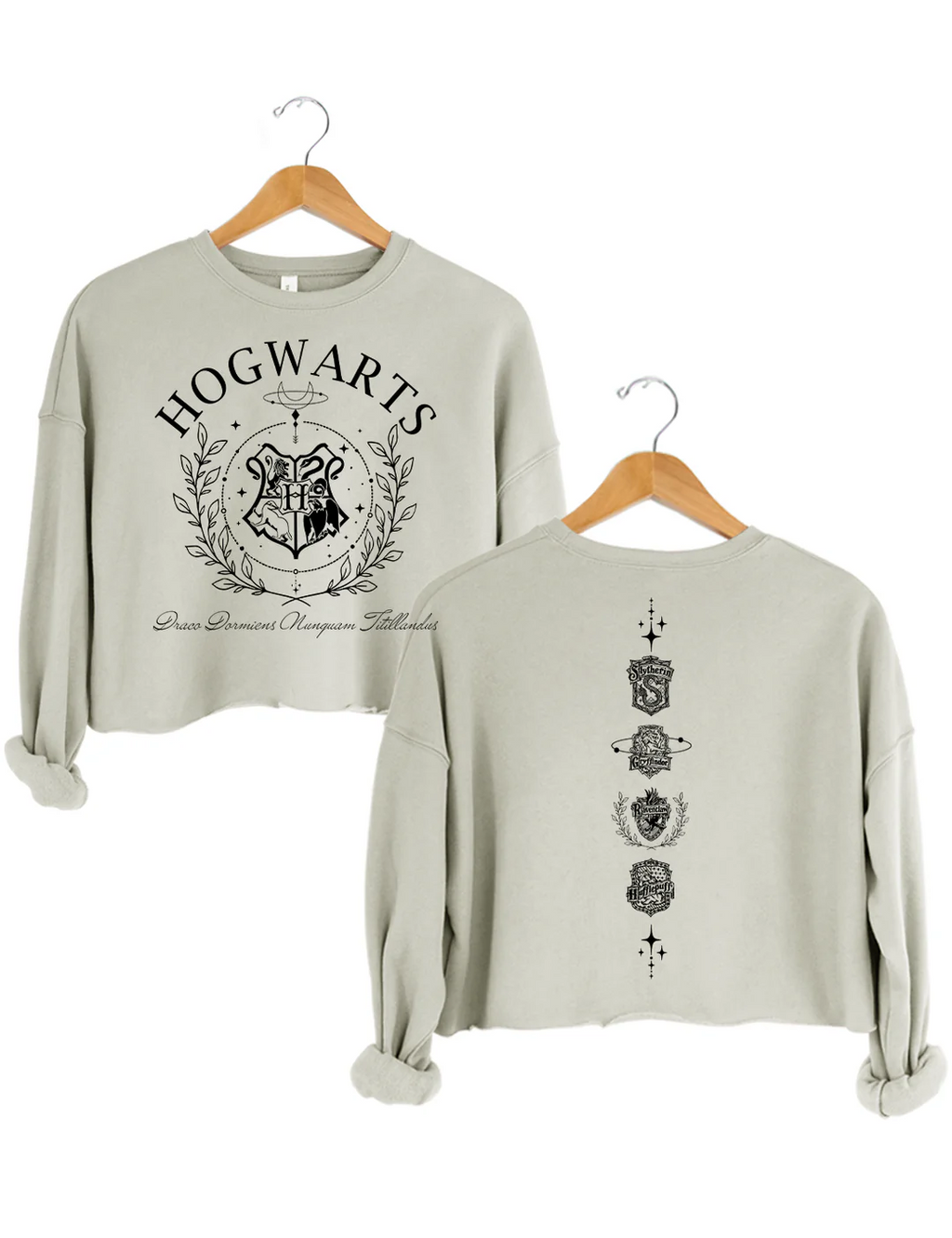 Hogwarts House Crop Sweatshirt
