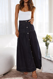 Penelope Blue Denim Midi Skirt