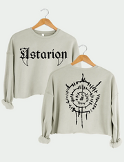 Astarion Baldur's Gate 3 Adventure Awaits Crop Sweatshirt