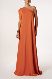 Timeless Charm One Shoulder A-line Elegant Maxi Dress