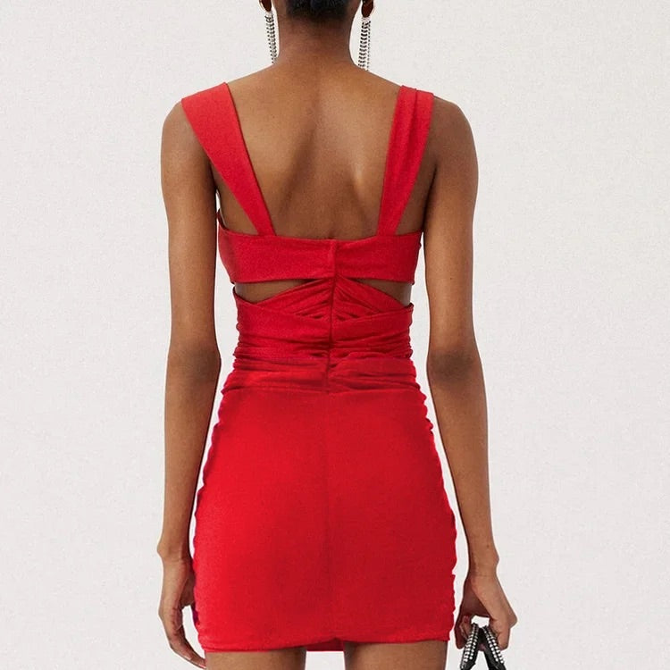 Maillot de bain une pièce et jupe rouge à fleurs 3D Swimgirls 