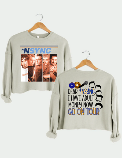 NSYNC Go On Tour Crop Sweatshirt