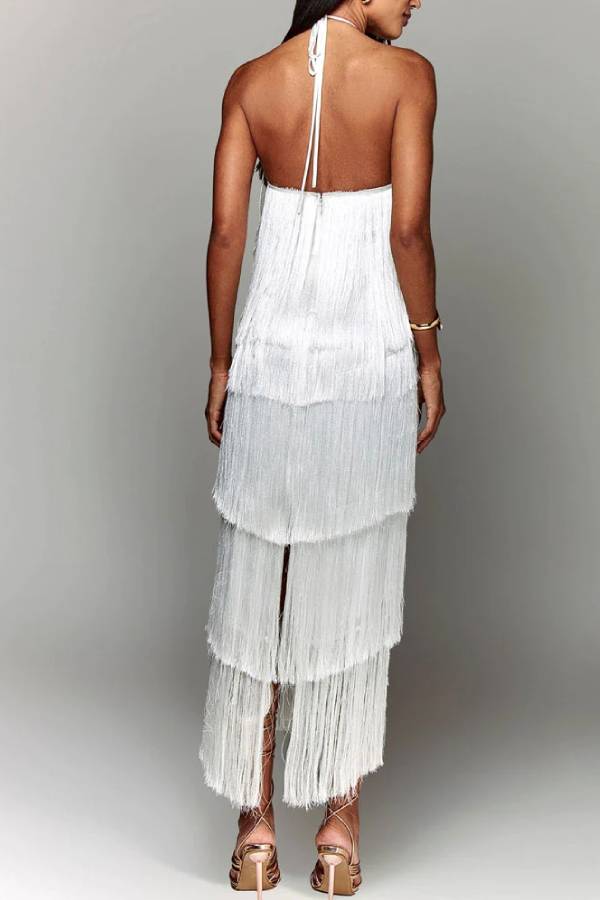 Stylish Fringed Dress