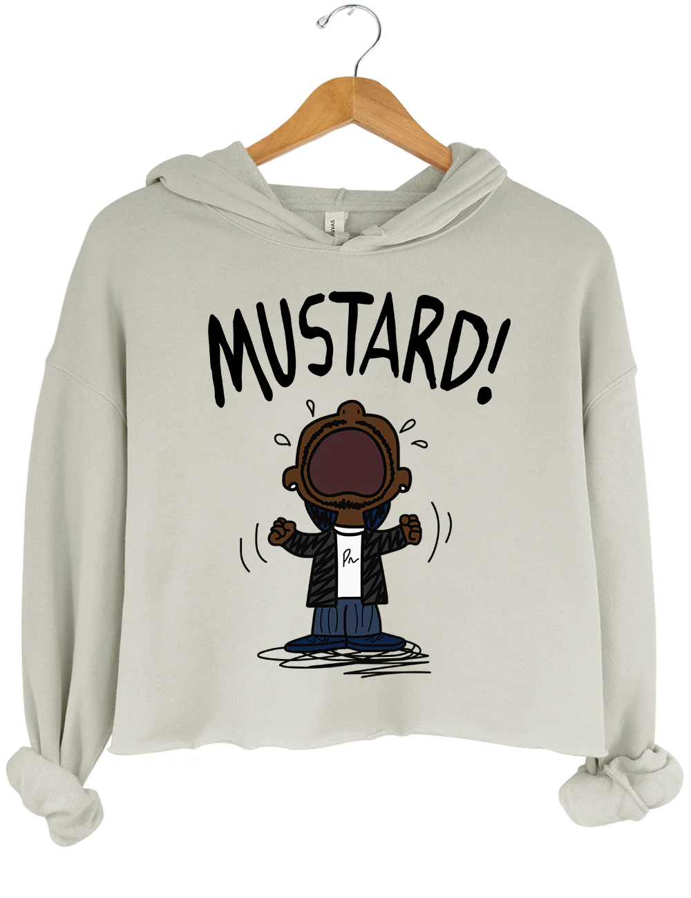 Kendrick Lamar MUSTARD Crop Hoodie