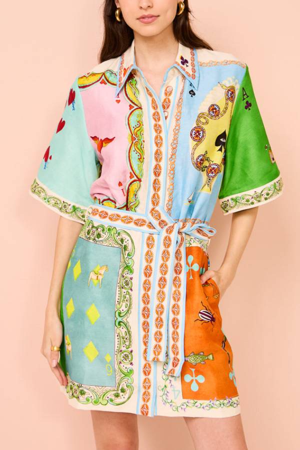 Panflay – Rummy – Mehrfarbiges Minikleid