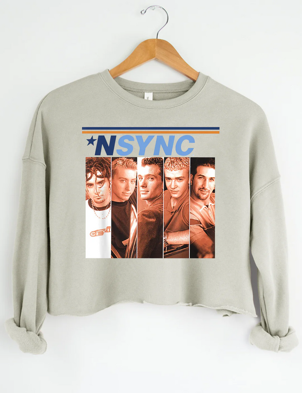 NSYNC Go On Tour Crop Sweatshirt