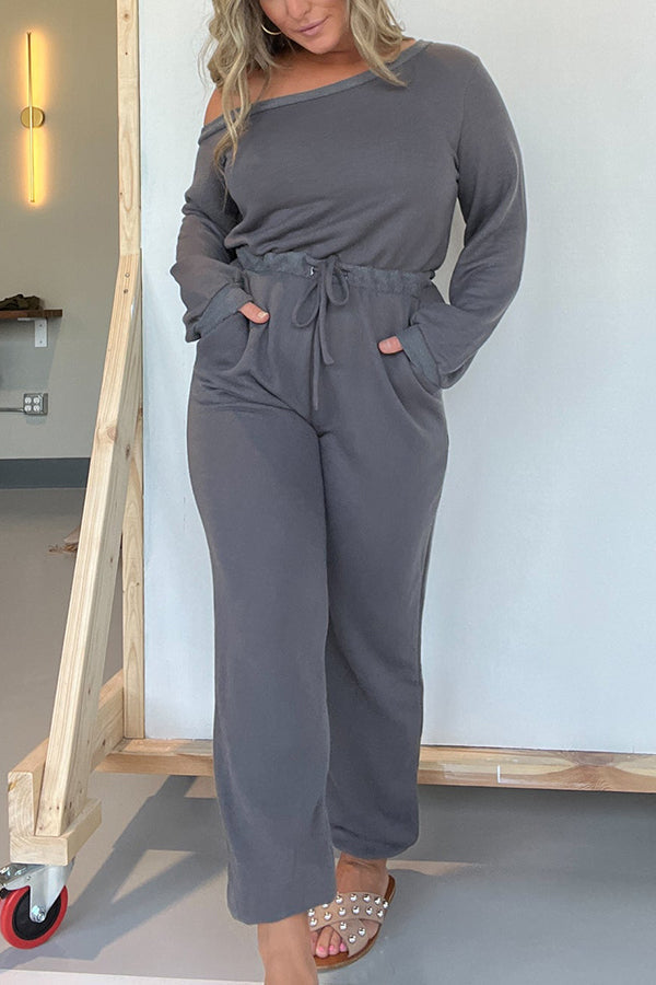 DARE ME OFF-THE-SHOULDER-JUMPSUIT ANTHRAZIT 