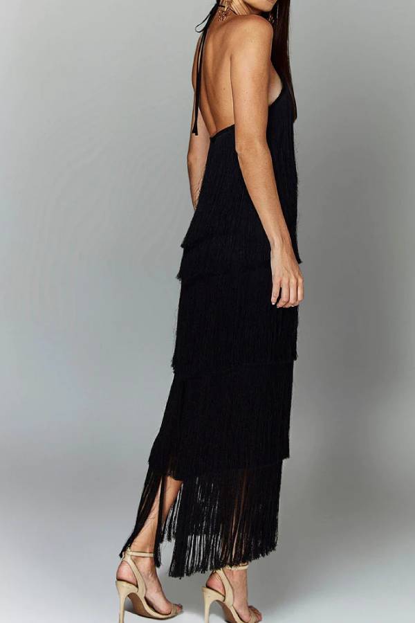 Stylish Fringed Dress