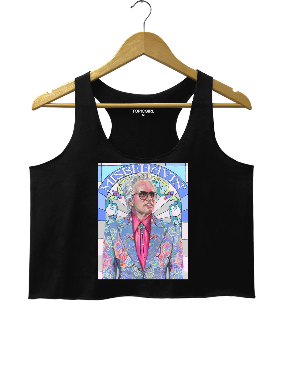 Uncle Baby Billy Bible Bonkers Crop Tank Top