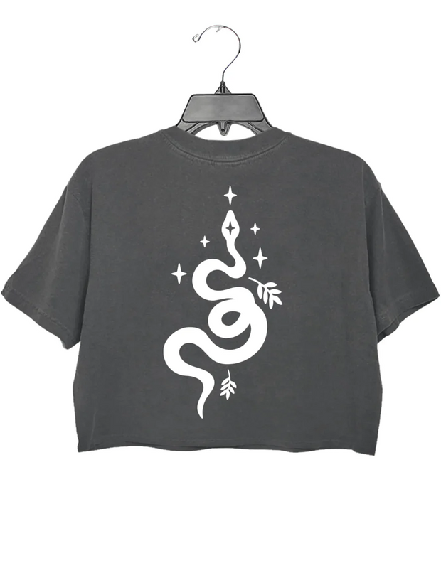 Trash Takes ltself Out Every Single Time Crop Top