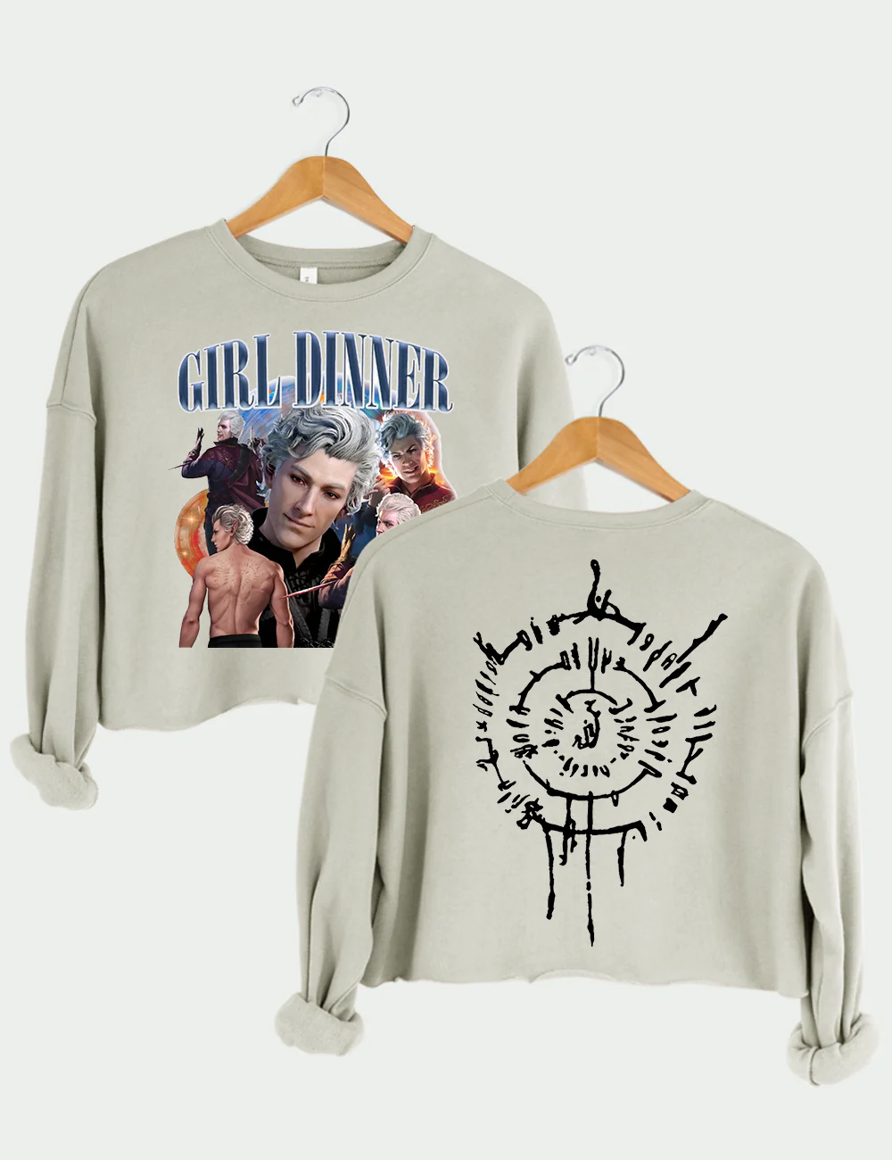 Baldur's Gate 3 Astarion High Elf Crop Sweatshirt