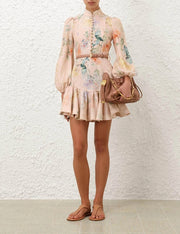 Peplum Mini Dress