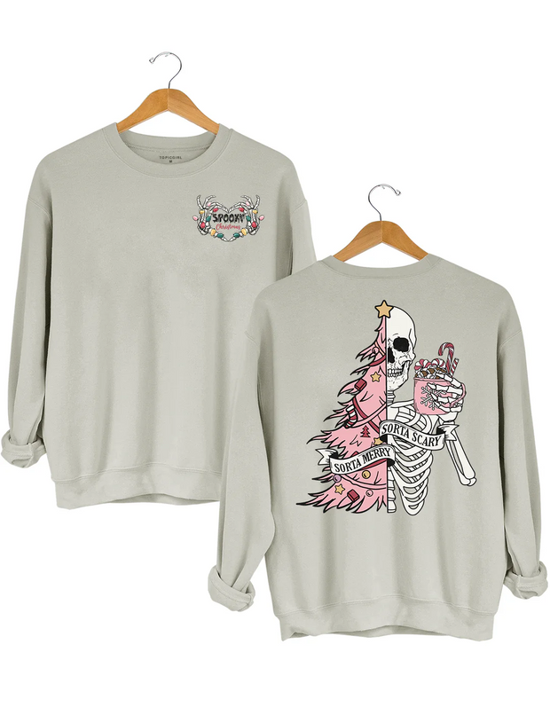 Sorta Merry Sorta Scary Christmas Sweatshirt
