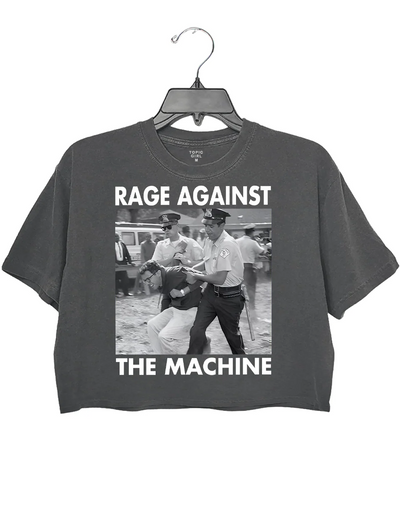 1963 Arrest Bernie Sanders Crop Top