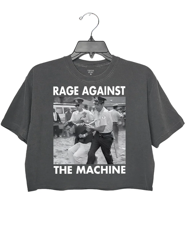 1963 Arrest Bernie Sanders Crop Top