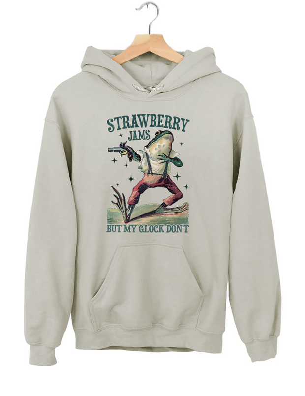 Strawberry Jams But My Glock Don't Hoodie
