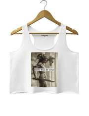Medusa With The Head Of Perseus Crop Tank Top