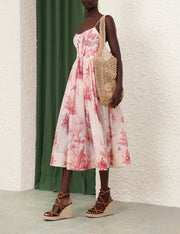 Waverly Corset Midi Dress