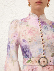 Dawning Buttoned Midi Dress