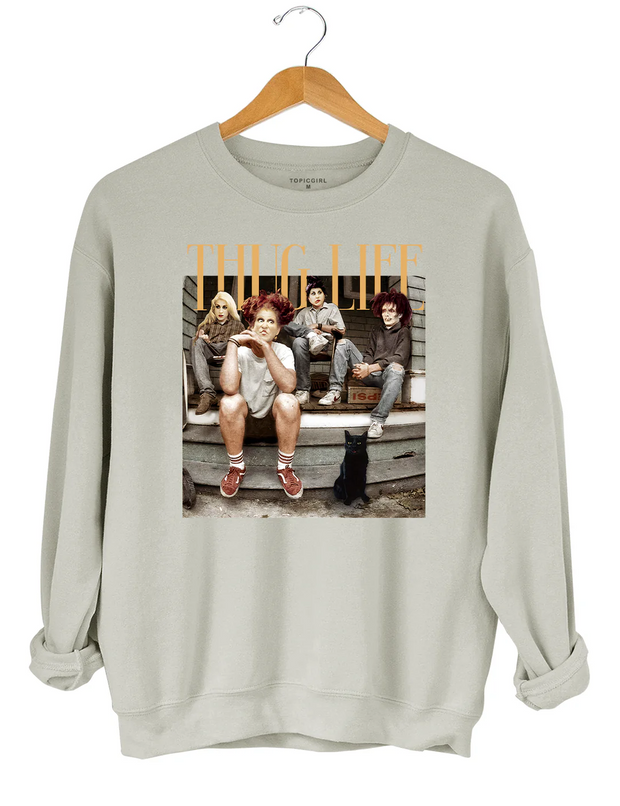 Hocus Pocus Thug Life Bad Witches Sweatshirt