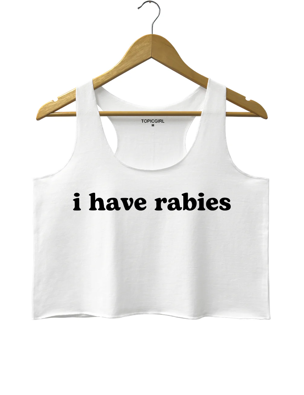 I Have Rabies Crop Tank Top