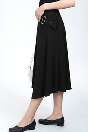 A-LINE PLEATED VINTAGE SKIRT