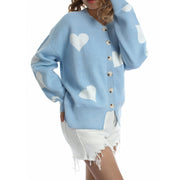 Heart Sweater Women's Cardigan