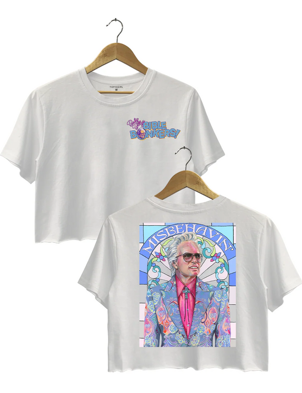 Uncle Baby Billy Bible Bonkers Crop Top