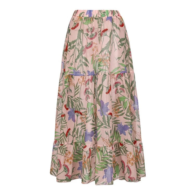 Maillot de bain une pièce réversible avec nœud papillon et jupe/sarong Swimgirls 