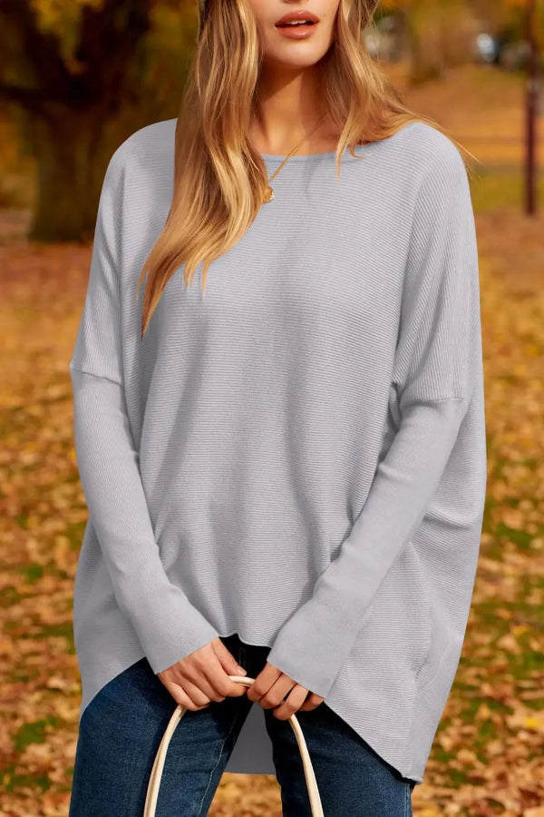 Pull en maille à manches chauve-souris pour femme (achetez-en 2, livraison gratuite) 