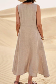 Women's Sleeveless Cotton Dress