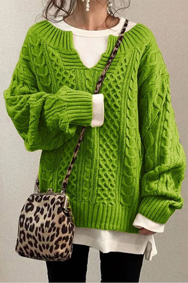 Modèle de tricot pour pull décontracté