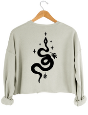 Trash Takes ltself Out Every Single Time Crop Sweatshirt