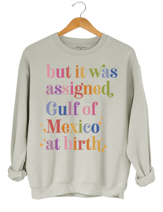 But lt Was Assigned Gulf of Mexico at Birth Sweatshirt