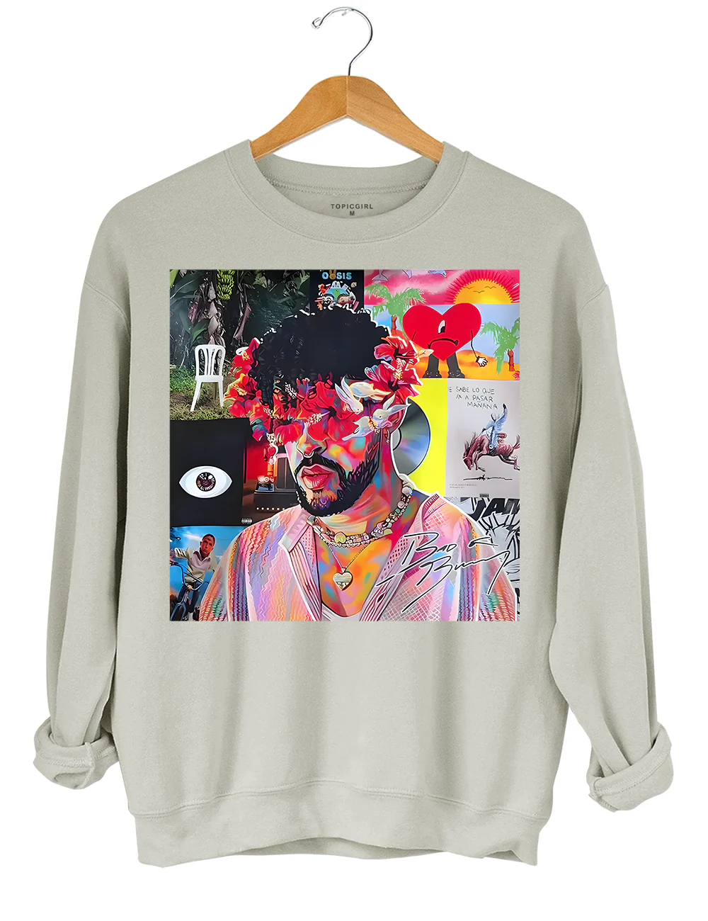 Bad Bunny Dtmf Colorful Sweatshirt