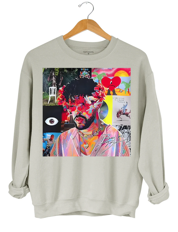 Bad Bunny Dtmf Colorful Sweatshirt