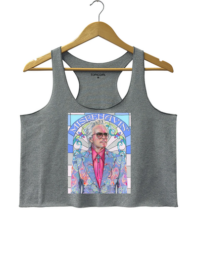 Uncle Baby Billy Bible Bonkers Crop Tank Top
