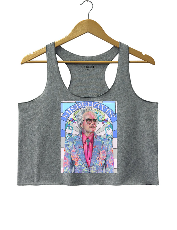 Uncle Baby Billy Bible Bonkers Crop Tank Top