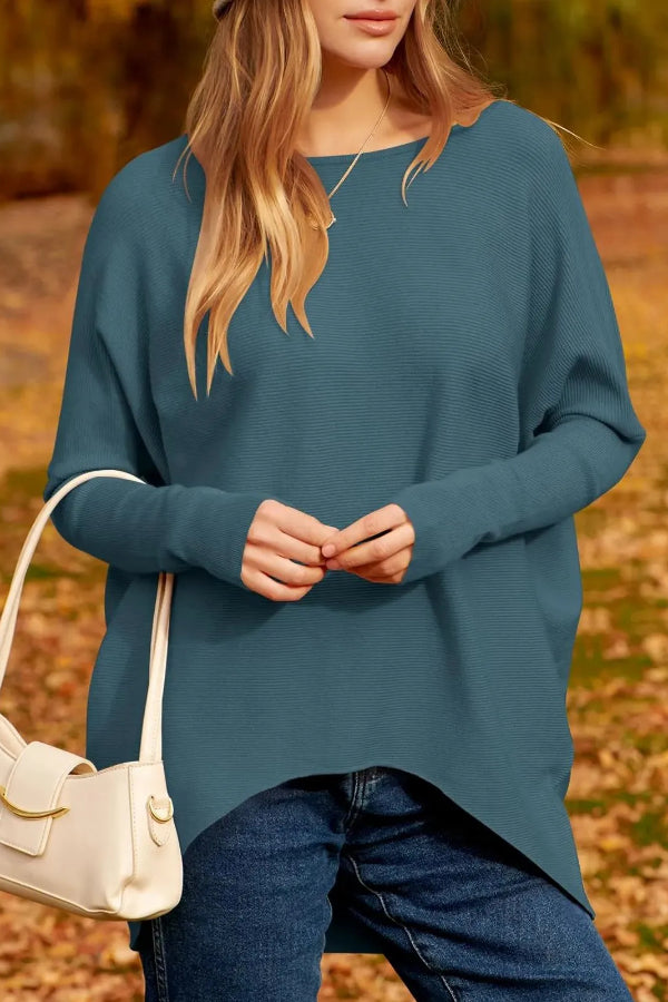 Pull en maille à manches chauve-souris pour femme (achetez-en 2, livraison gratuite) 