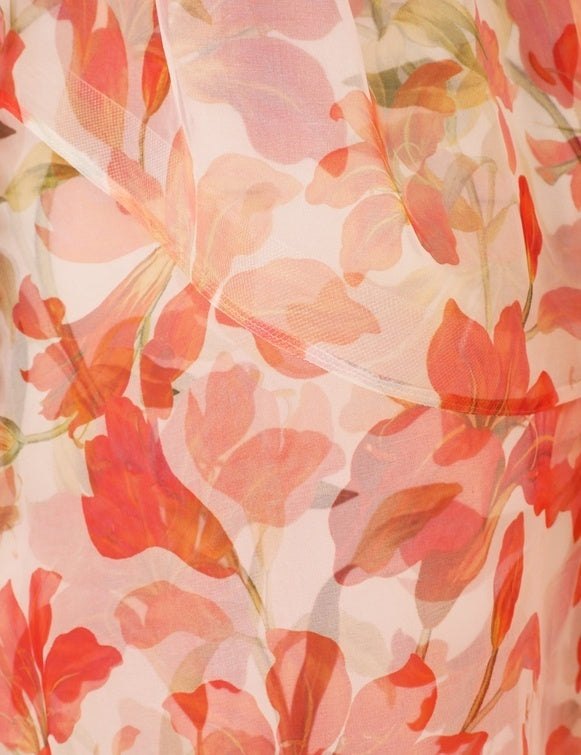 TRANQUILLITY FLORAL STRAP GOWN