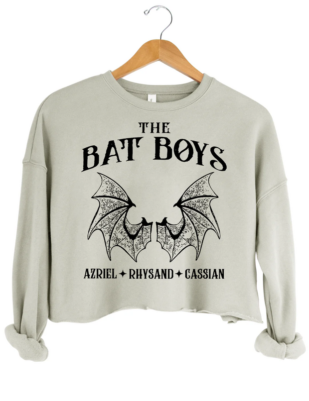 The Bat Boys A Court of Thorn and Roses Crop Sweatshirt