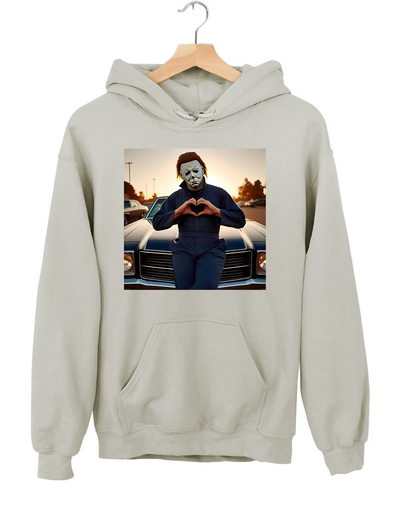 Michael Myers Halloween Heart Hands Hoodie