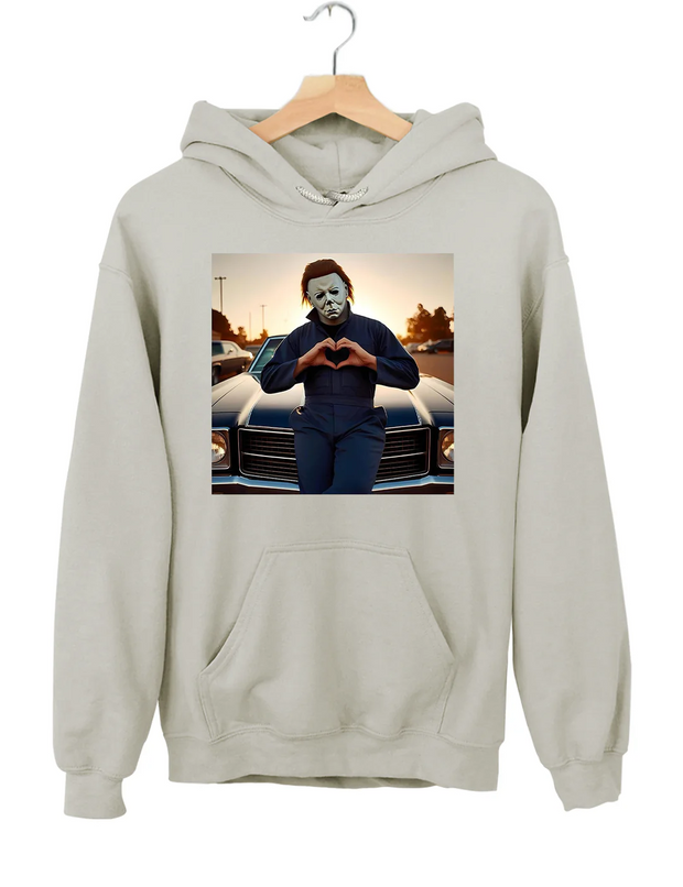 Michael Myers Halloween Heart Hands Hoodie