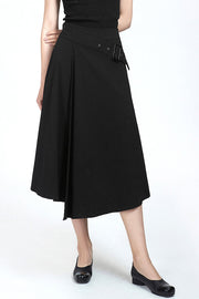 A-LINE PLEATED VINTAGE SKIRT