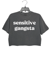 Sensitive Gangsta Crop Top