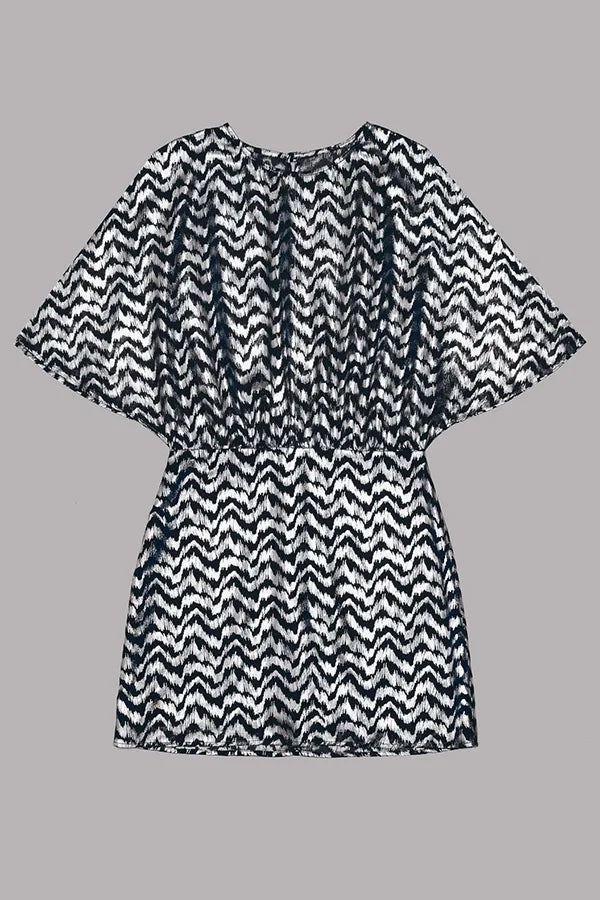 Tout sur les mini-robes de soirée à manches cloche métalliques 